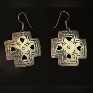 Vintage 925 Silver Earrings